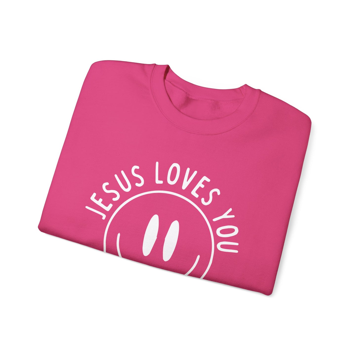 Jesus Loves You Smiley Sweatshirt