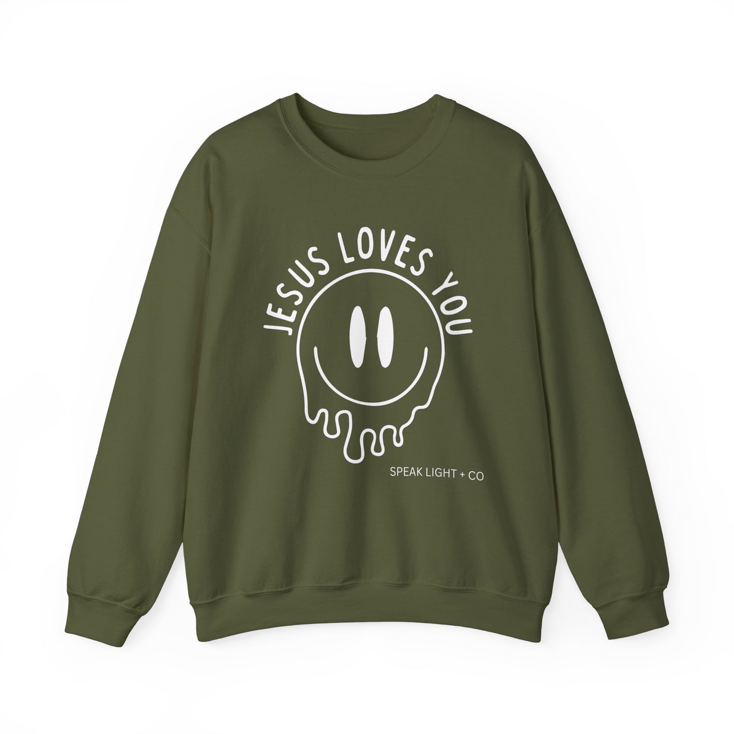 Jesus Loves You Smiley Sweatshirt